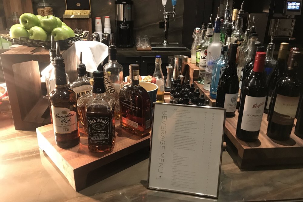 JW Marriott Parq Vancouver – Executive Lounge honour bar