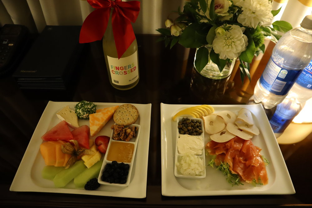 Sheraton Vancouver Wall Centre – Complimentary welcome amenity