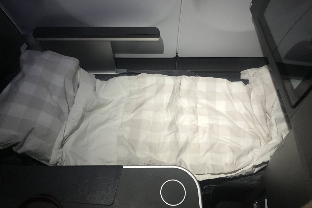 SAS business class – Bed