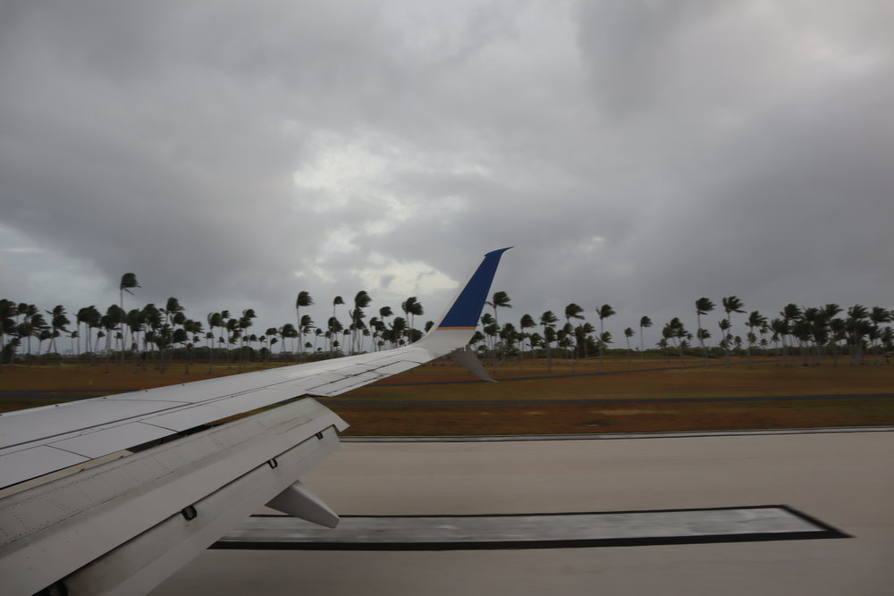 View on landing at Kwajalein