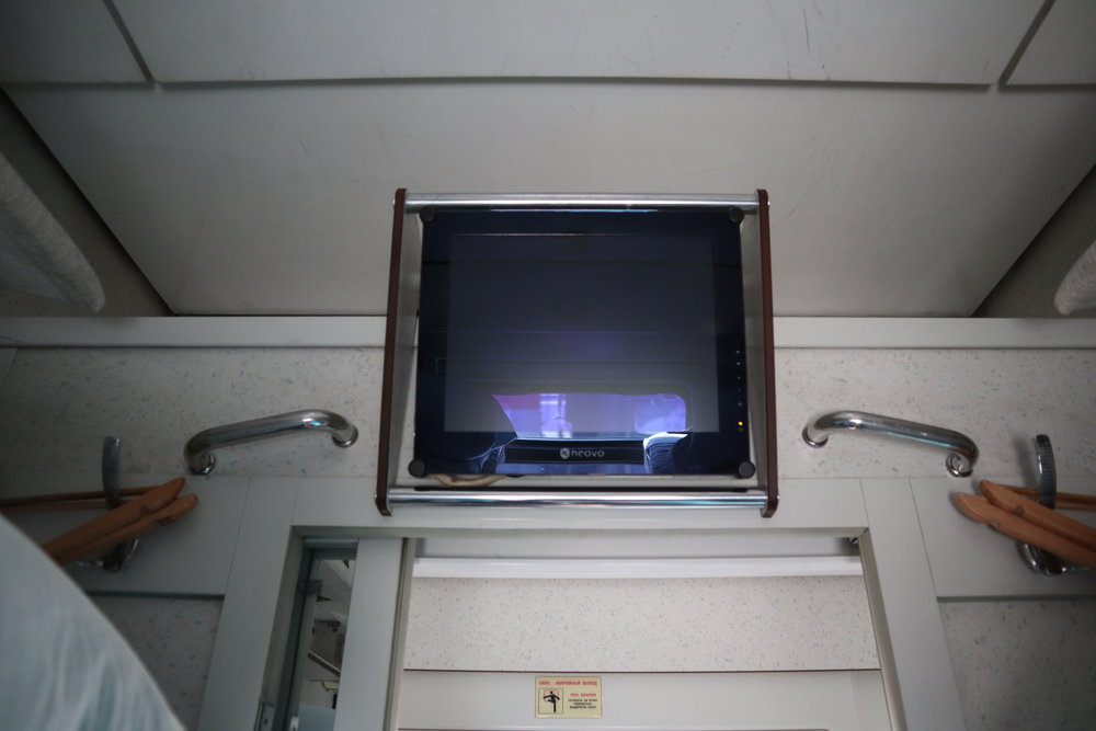 Trans-Mongolian Railway (RZD) Second Class – Overhead luggage storage