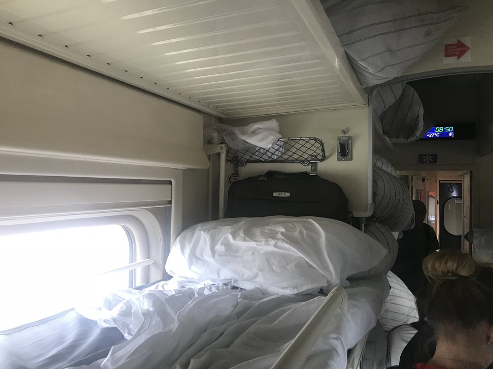 Trans-Siberian Railway Third Class – Upper side bunk