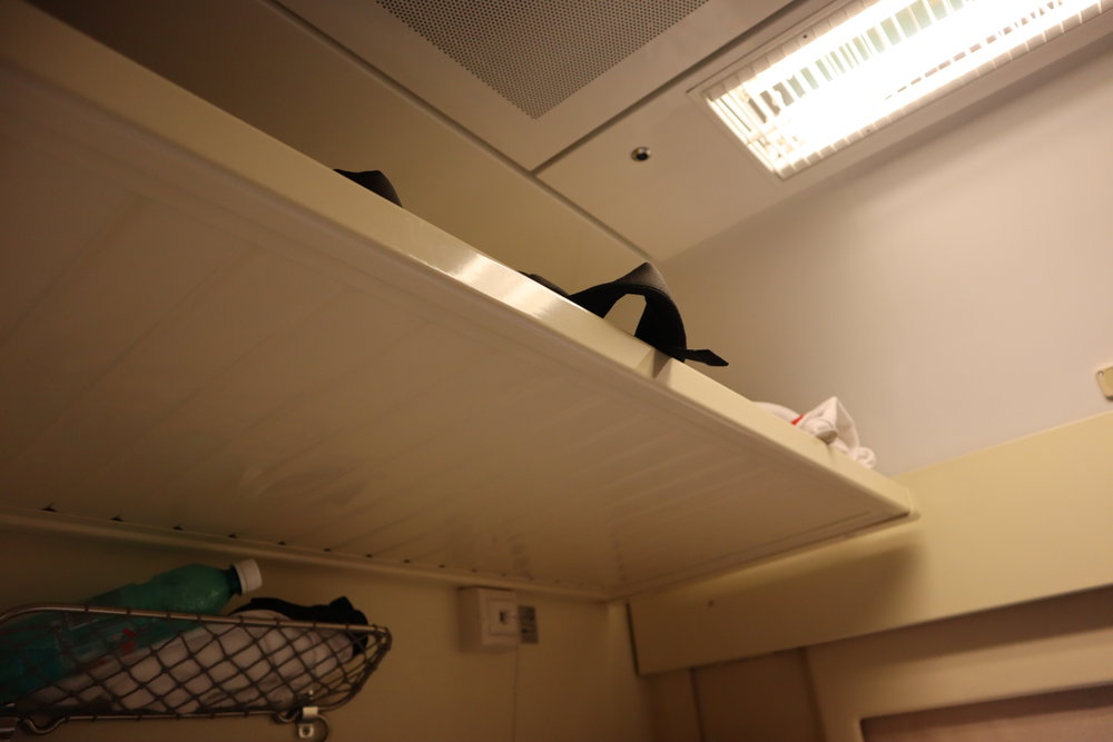 Trans-Siberian Railway Third Class – Storage above top bunk