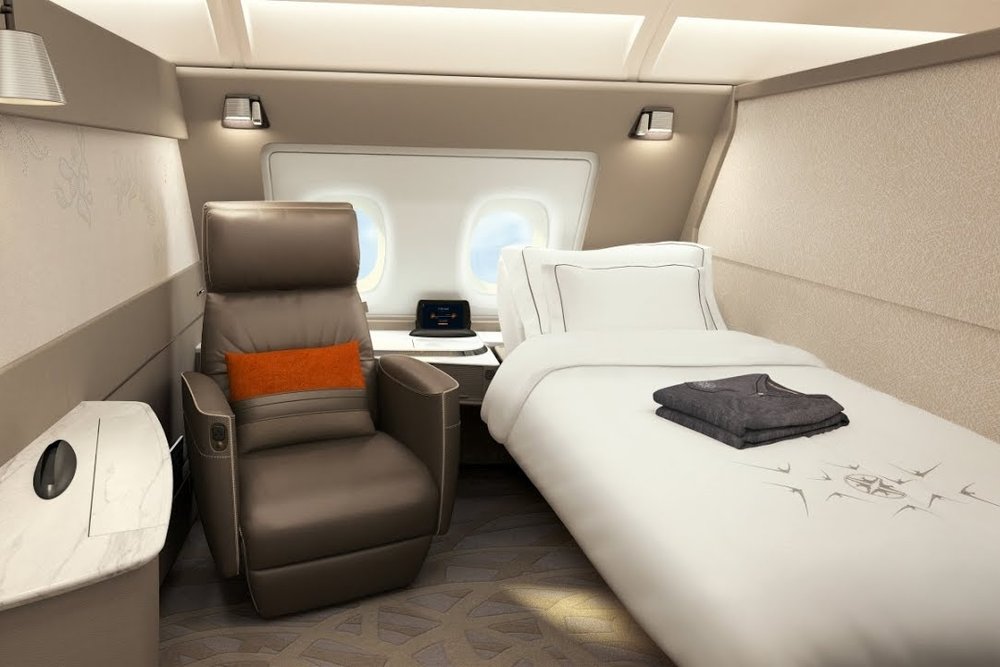 Singapore Airlines A380 New Suites Class