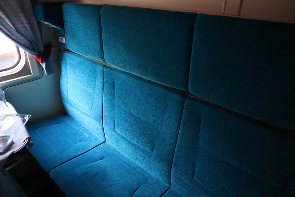 Trans-Siberian Railway First Class – Compartment 8 seating