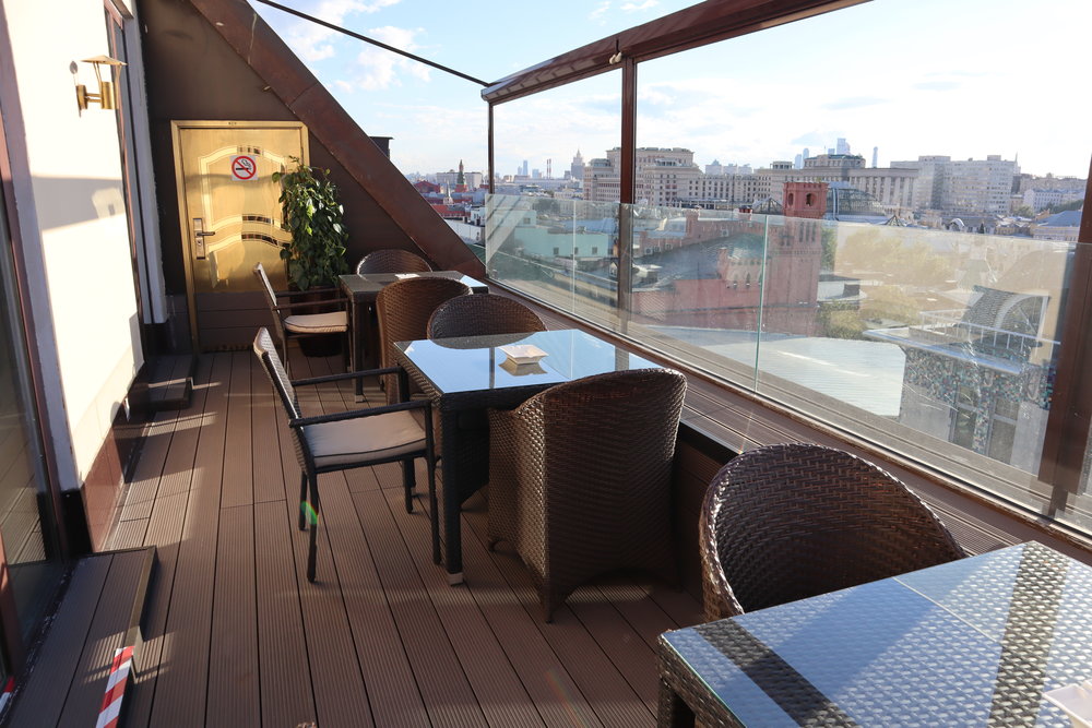 St. Regis Moscow Nikolskaya – Rooftop balcony