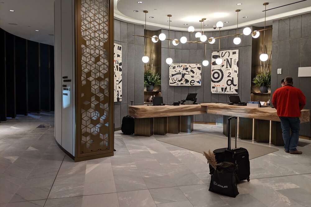 JW Marriott Edmonton ICE District – Check-in desks