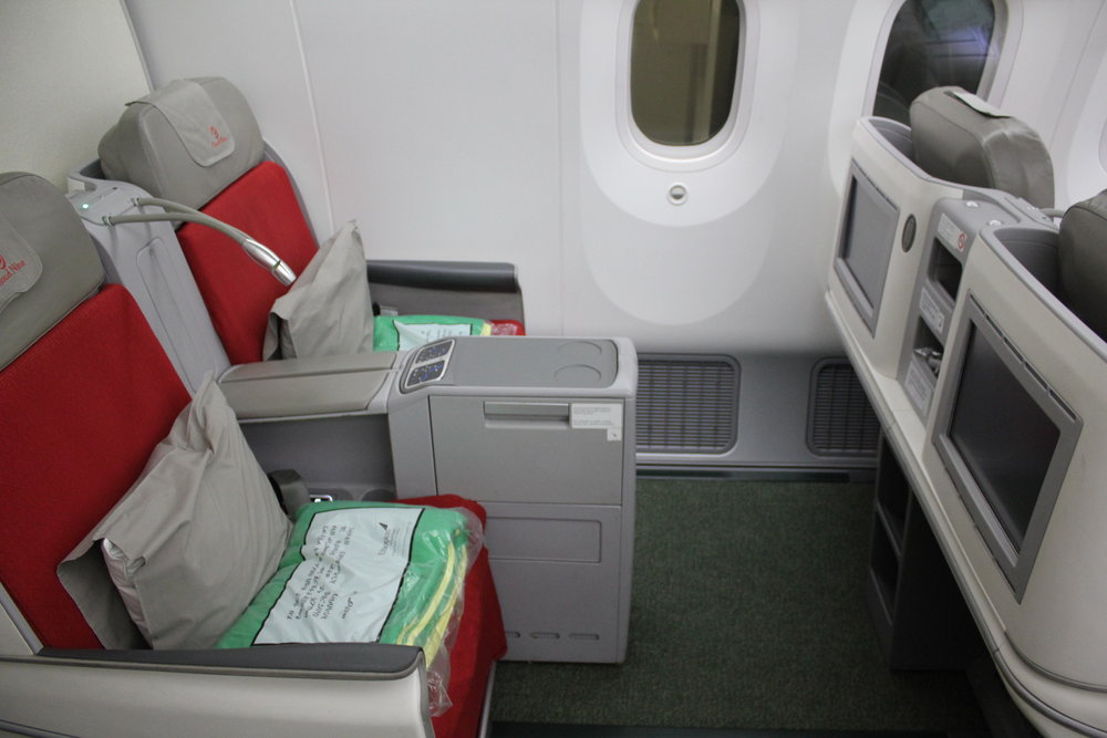 Ethiopian Airlines business class – Seats 4A and 4B