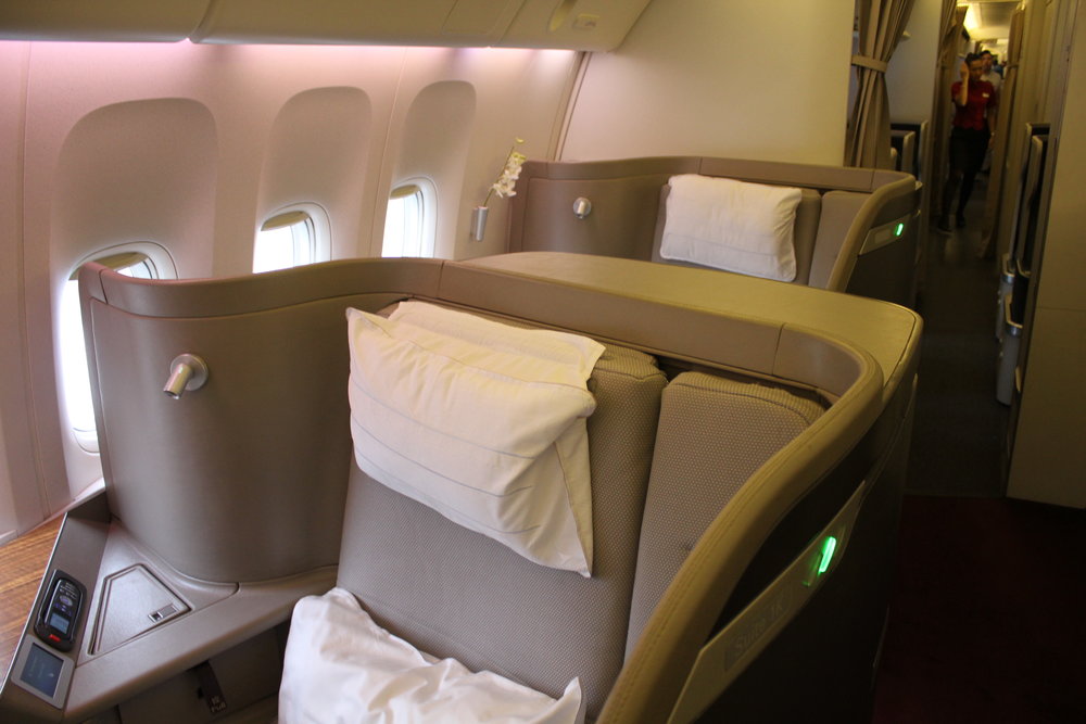 Cathay Pacific First Class – Seats 1K and 2K