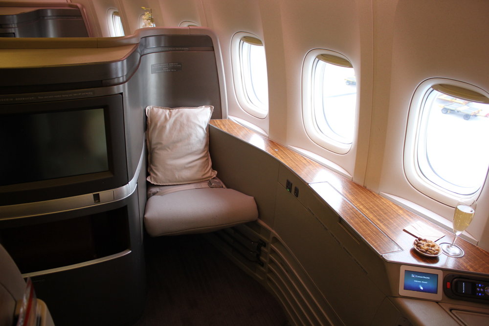 Cathay Pacific First Class – Seat 2K