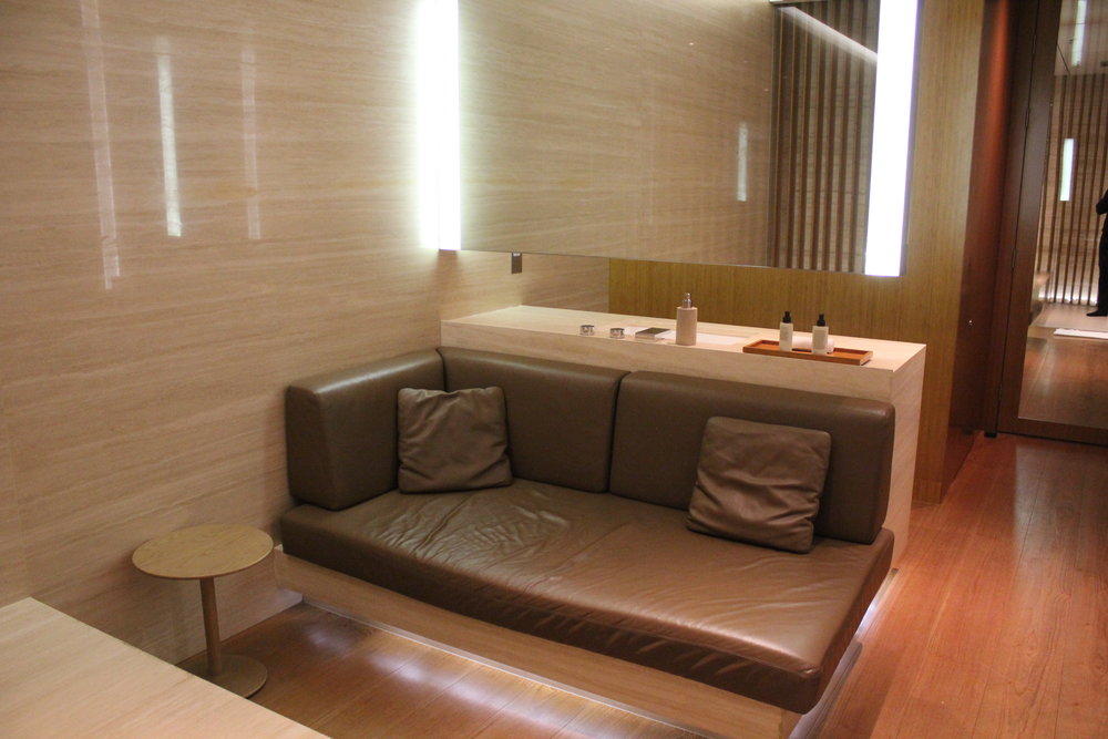 The Wing First Class Lounge by Cathay Pacific – Cabana daybed