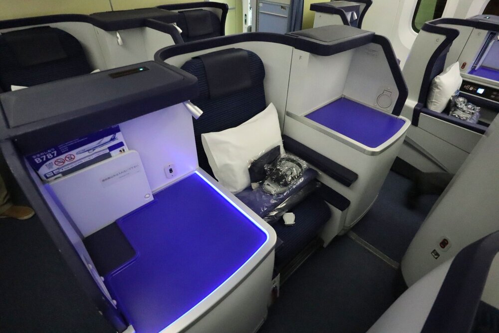 ANA 787 business class