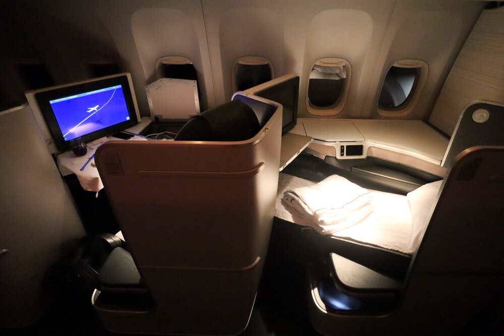 Air Canada 777 business class – Seats 10A and 11A