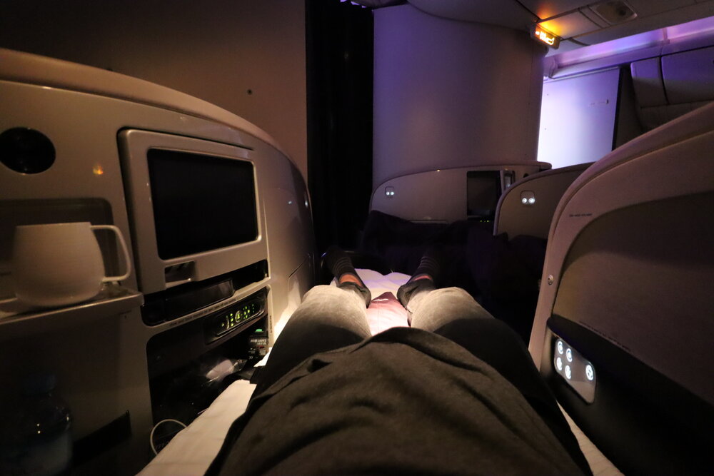 Air New Zealand business class – Legroom