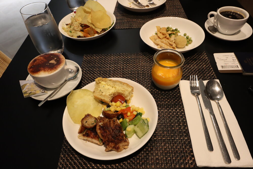 Fiji Airways Premier Lounge Nadi – Dinner