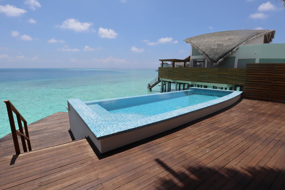 Private deck and pool, JW Marriott Maldives