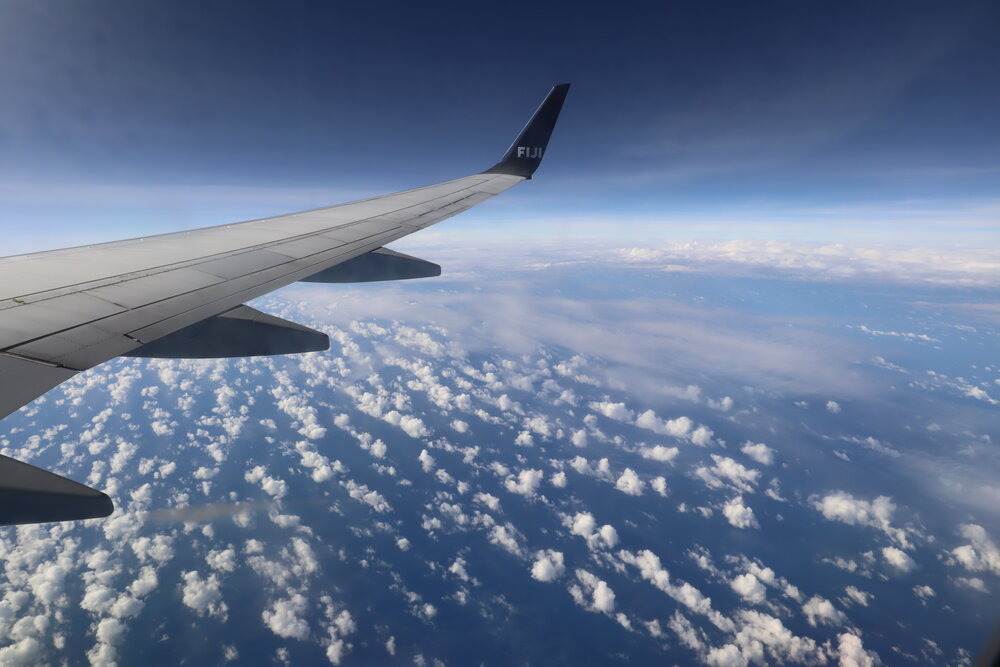 Fiji Airways Mini-Island Hopper – Views at cruising altitude