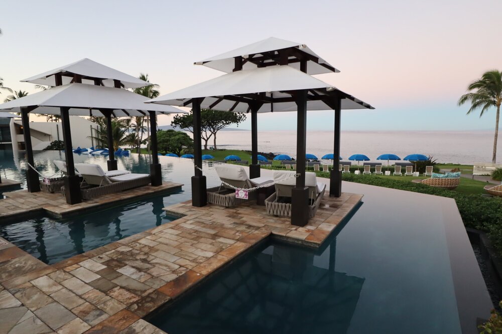 Wailea Beach Marriott Resort Maui – Infinity pool cabanas