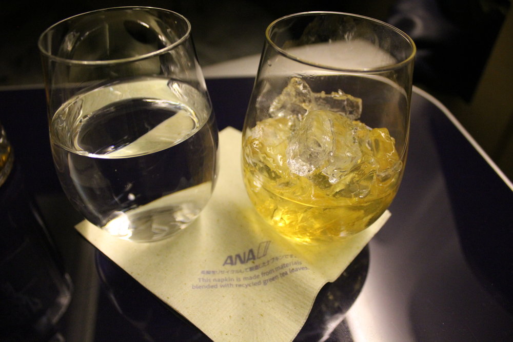 ANA First Class – Hibiki 21 on the rocks