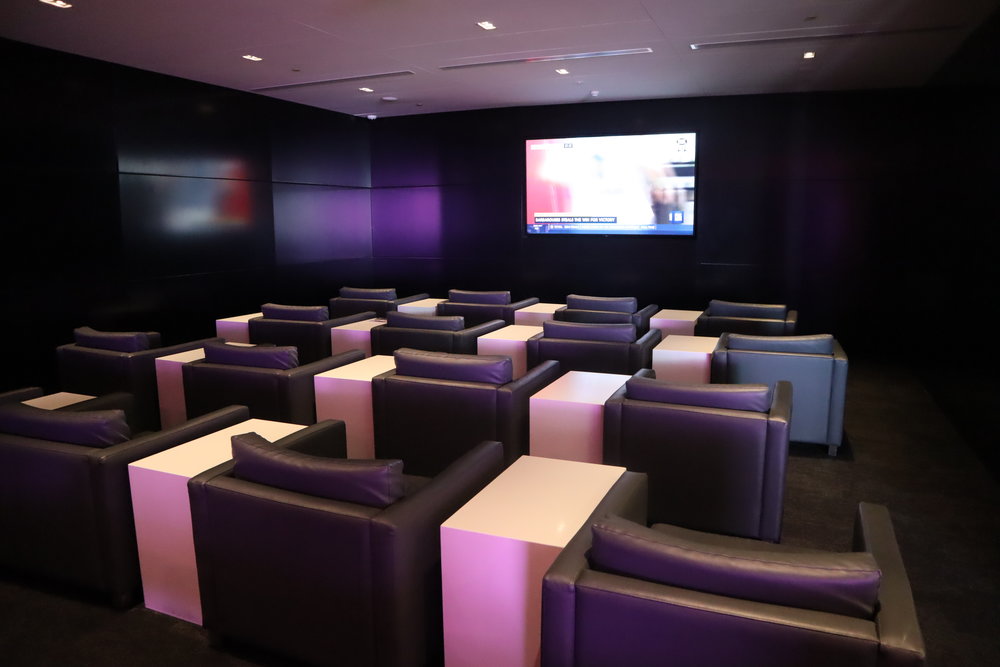 Air New Zealand Lounge Auckland – TV room