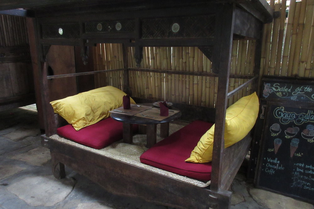 Bambu Indah Ubud – Seating booths