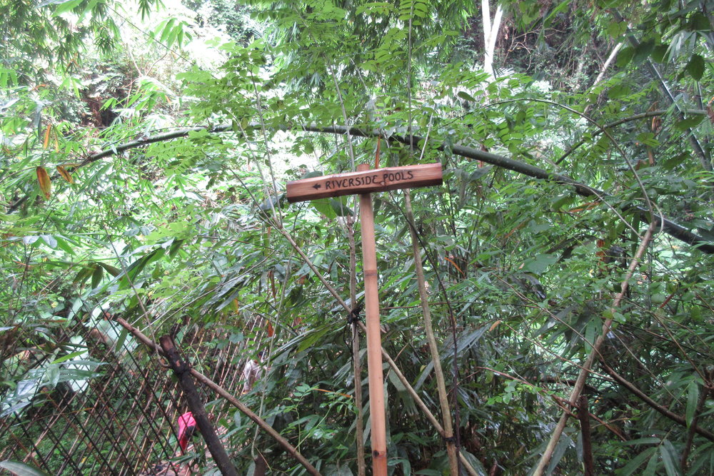 Bambu Indah Ubud – Riverside sign