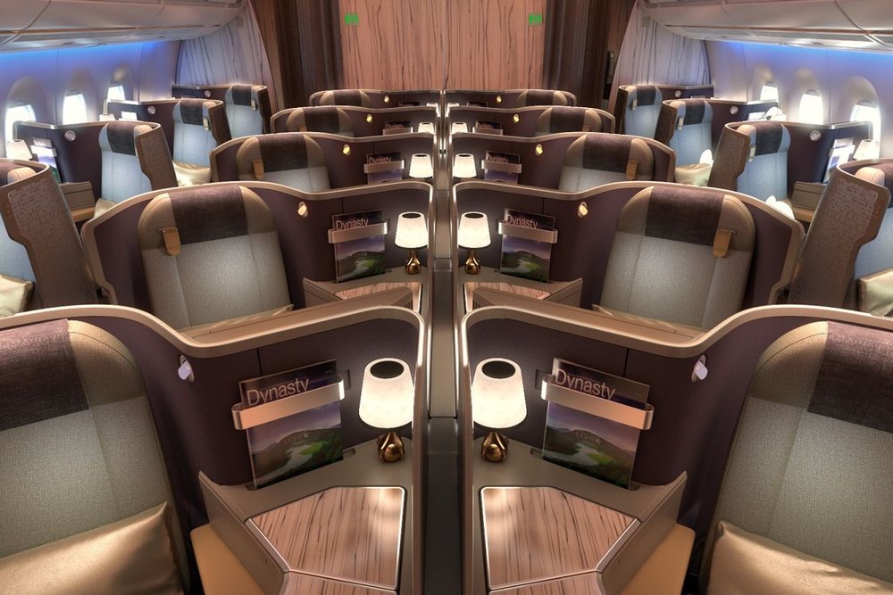 China Airlines A350 business class