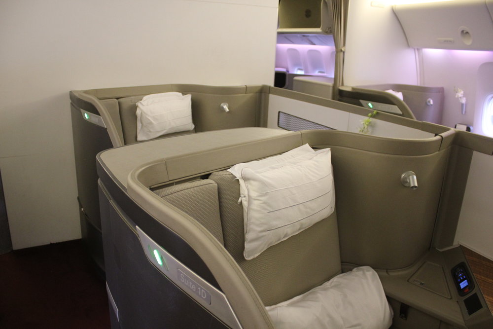 Cathay Pacific First Class – Seats 1D and 2D