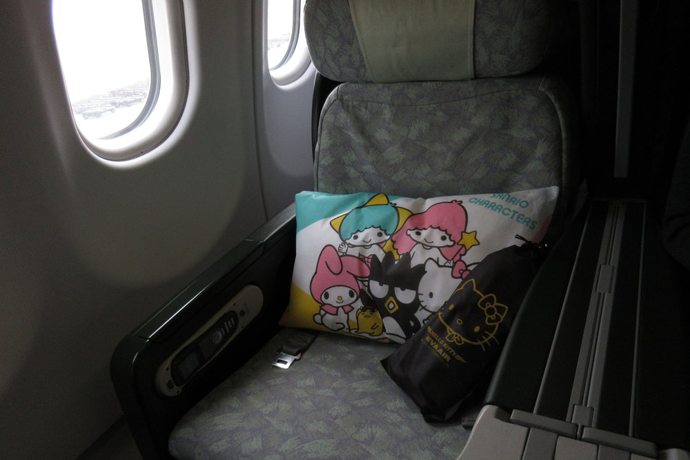 EVA Air regional business class – Seat