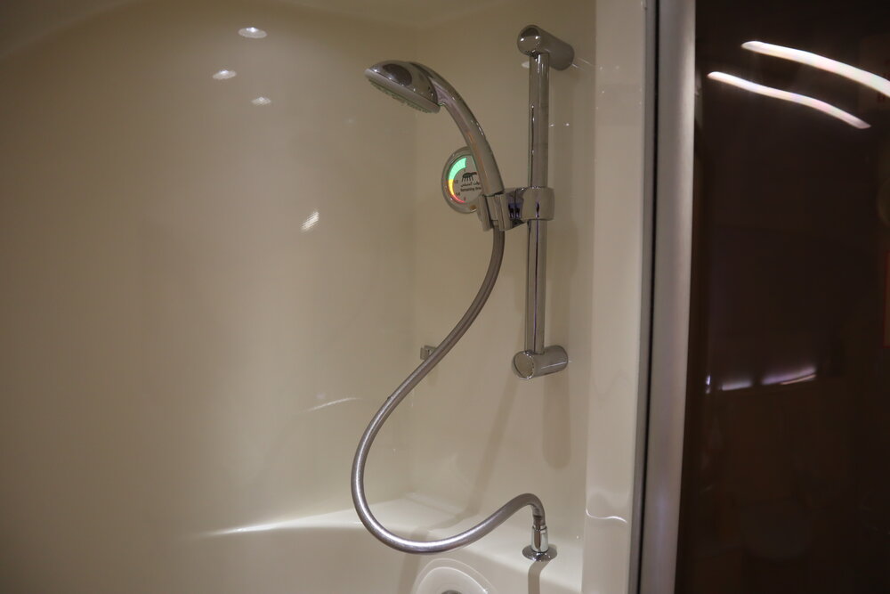 Emirates A380 First Class – Shower Spa shower head