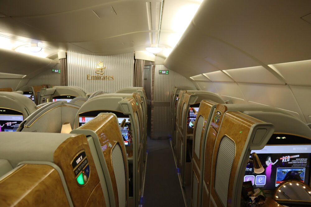 Emirates A380 First Class – Cabin