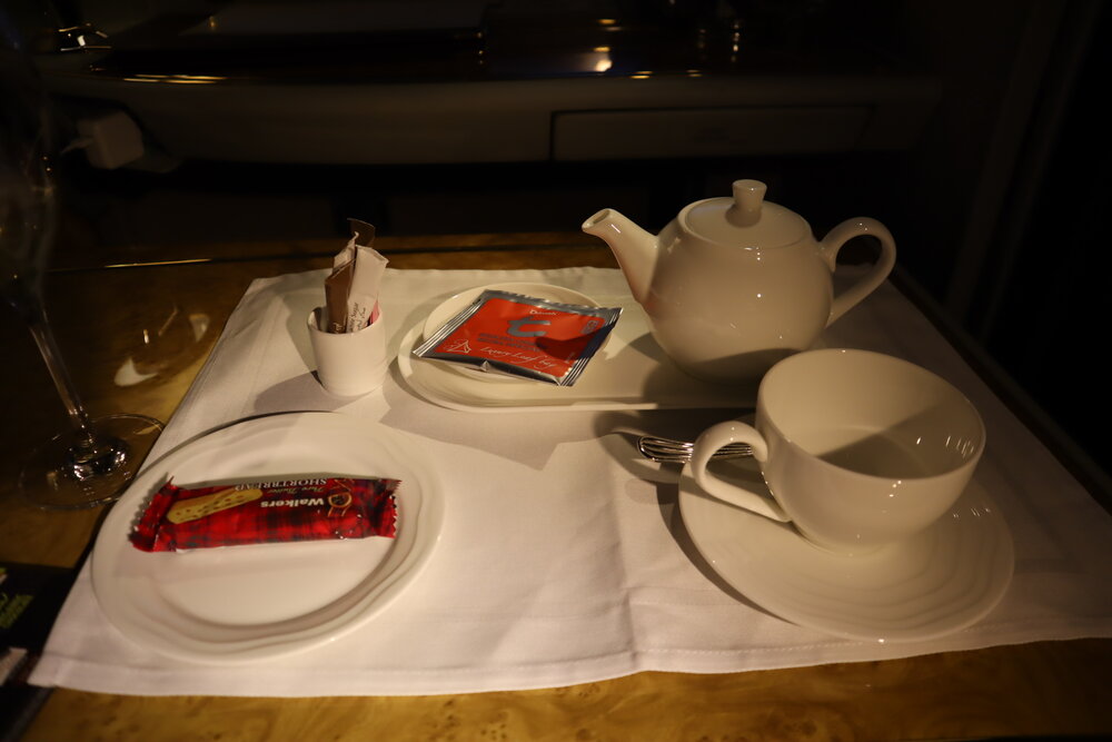 Emirates A380 First Class – Sencha green tea