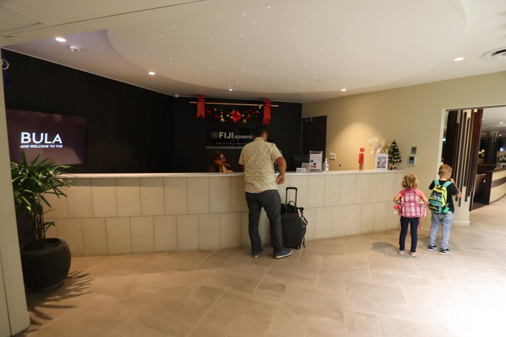 Fiji Airways Premier Lounge Nadi – Entrance