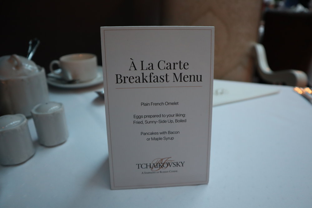 Hotel Telegraaf Tallinn – À la carte breakfast options