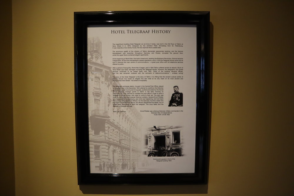 Hotel Telegraaf Tallinn – History of the hotel