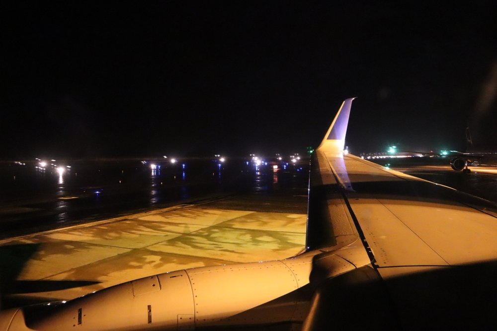 Taxiing Marshall Islands International Airport, Majuro