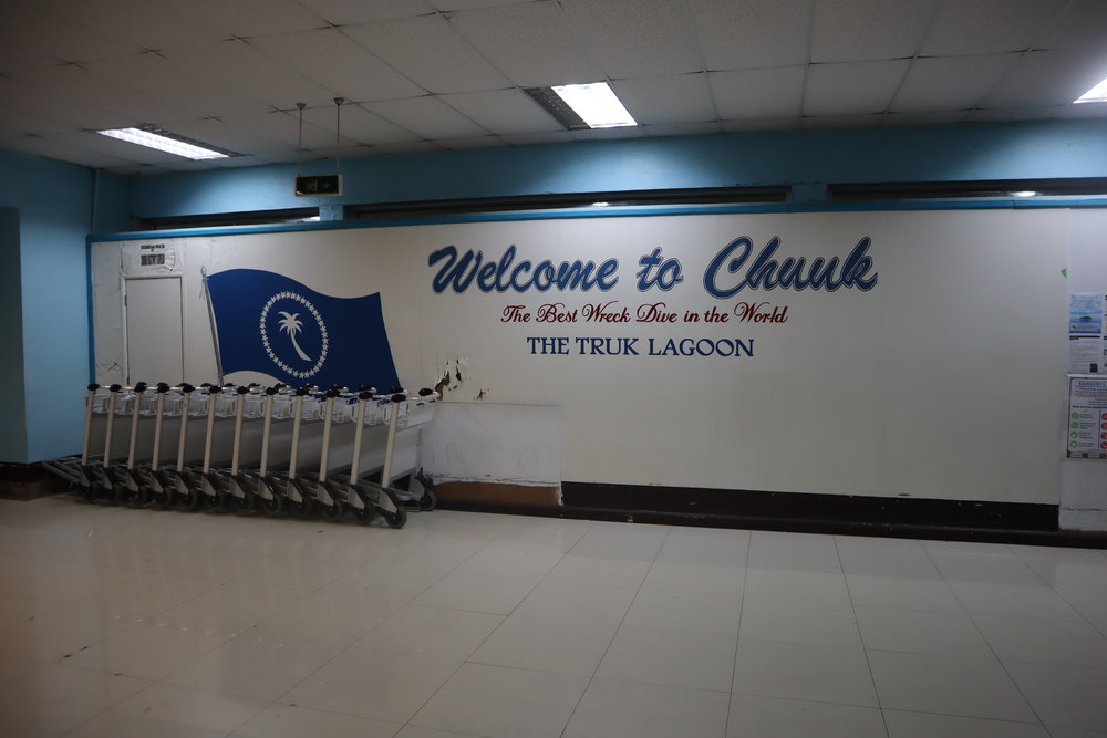 Welcome to Chuuk sign