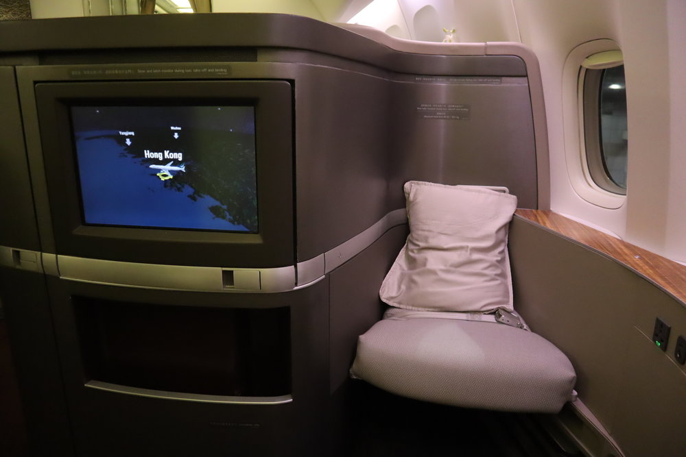 Cathay Pacific First Class – Buddy seat