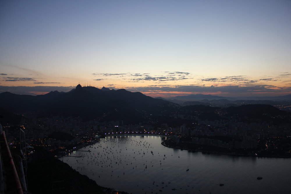 Rio de Janeiro, Brazil – Sunset view from Sugarloaf Mountain