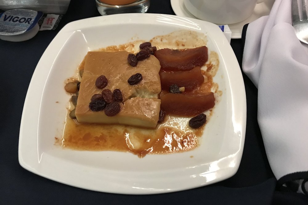 Copa Airlines business class – Breakfast