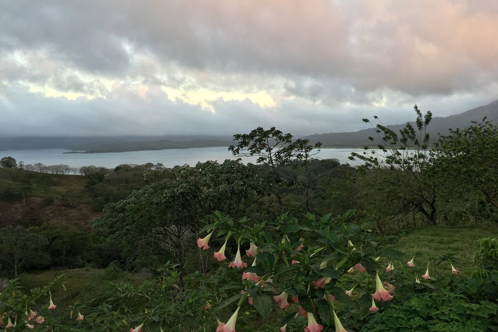 Sunset over Lake Arenal