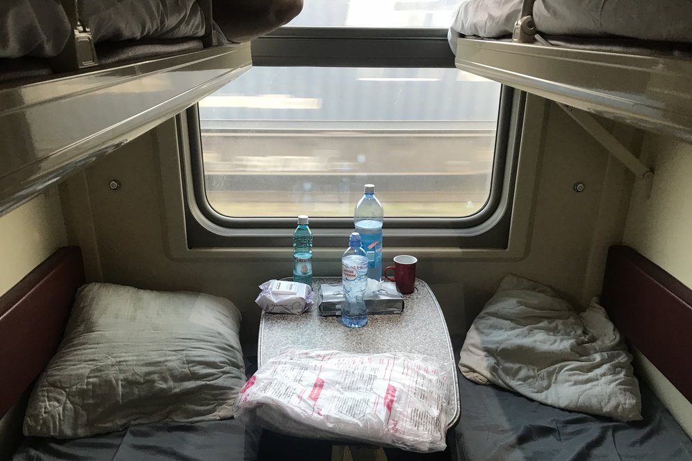 Trans-Siberian Railway Third Class – Compartment with four bunks