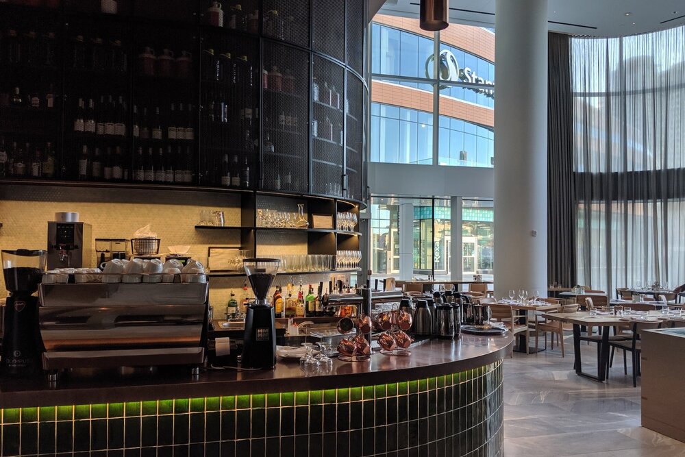 JW Marriott Edmonton ICE District – Lobby cafe