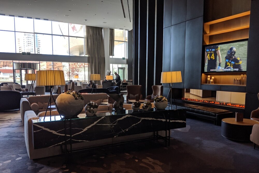 JW Marriott Edmonton ICE District – Lobby lounge