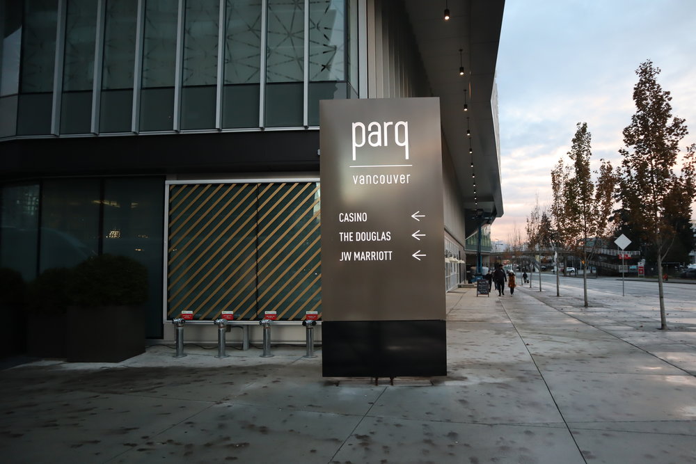 JW Marriott Parq Vancouver – Parq Vancouver sign