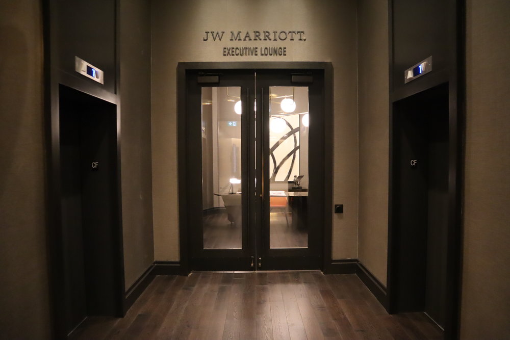 JW Marriott Parq Vancouver – Executive Lounge entrance