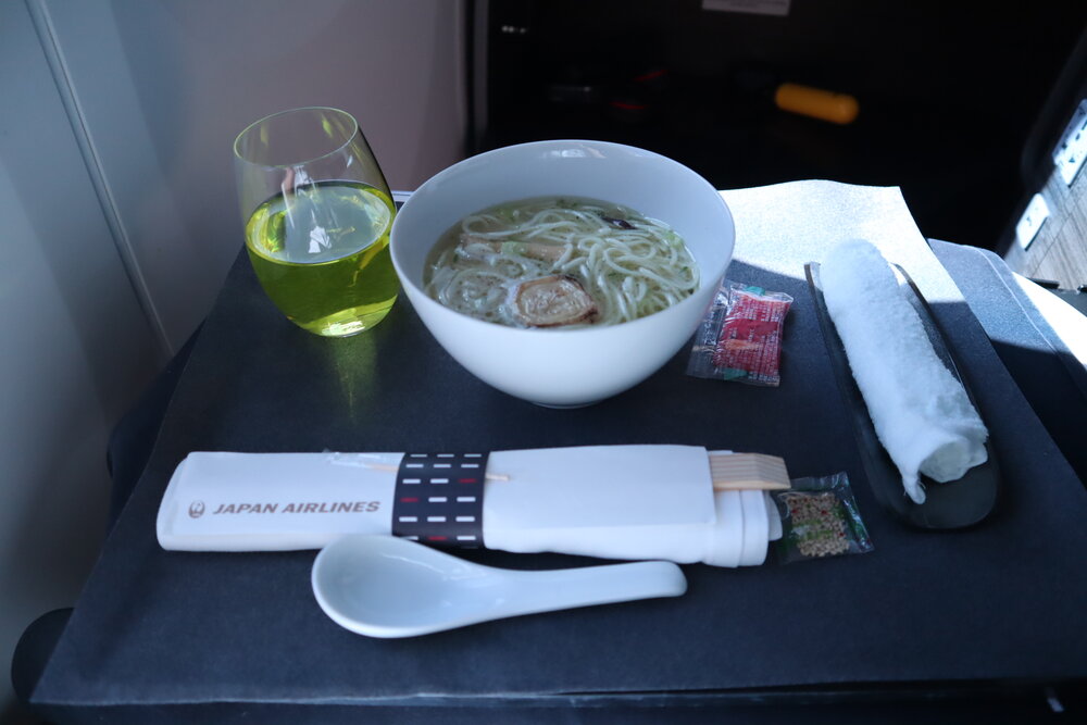 Japan Airlines business class – JAL Original Healthy Ramen