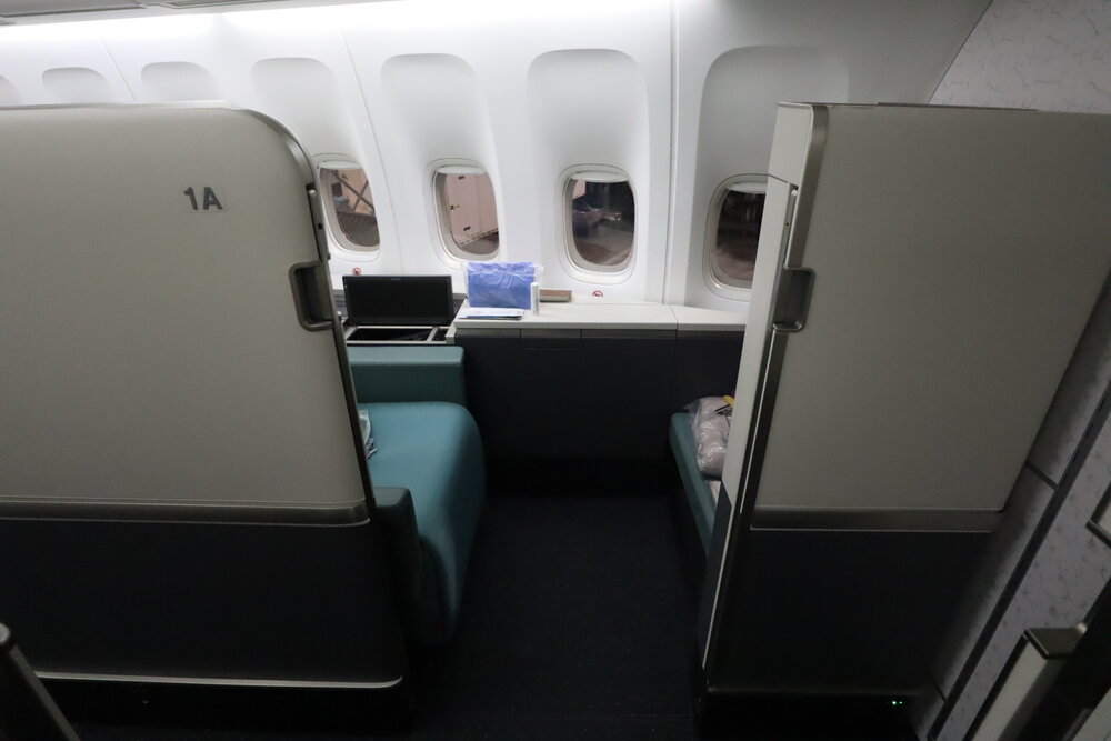 Korean Air 747 First Class – Seat 1A