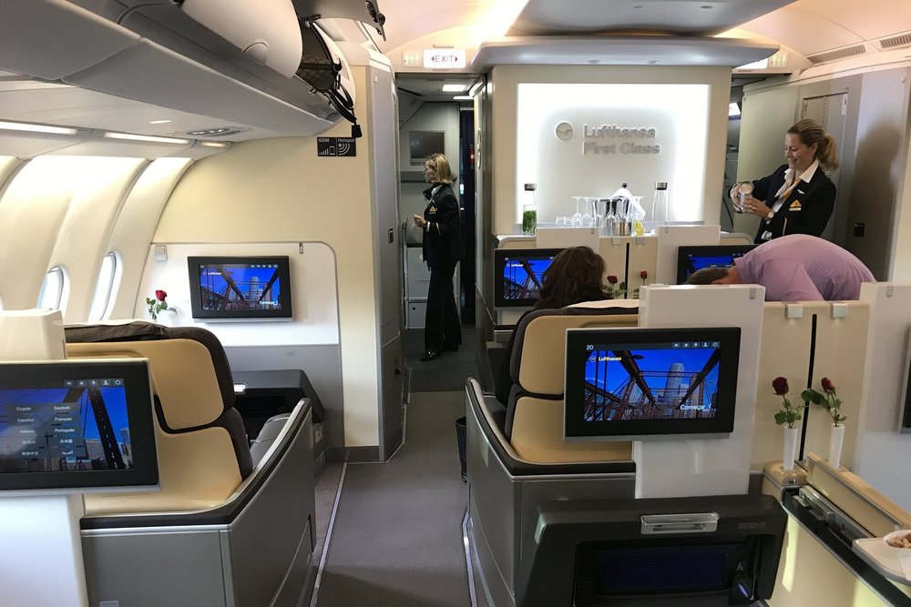 Lufthansa First Class – Cabin