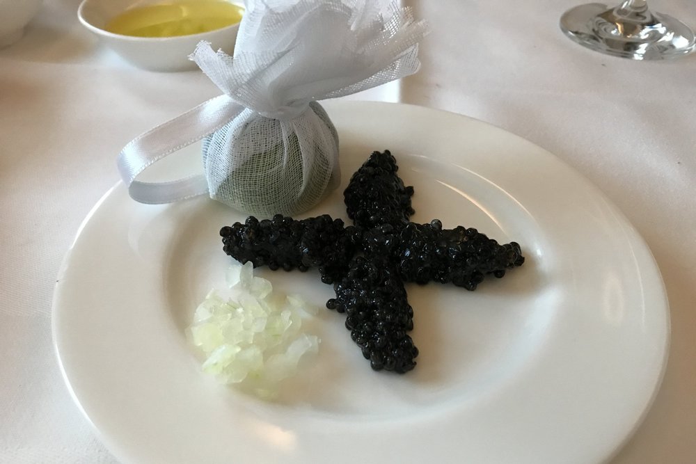 Lufthansa First Class – Caviar